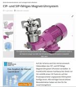 CIP- und SIP-fähiges Magnetrührsystem